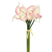 Vickerman 14'' Artificial Pink Calla Lily. Eight stems per pack.