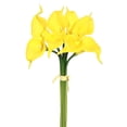 thumbnail image 1 of Vickerman 14'' Artificial Yellow Calla Lily. Eight stems per pack., 1 of 3