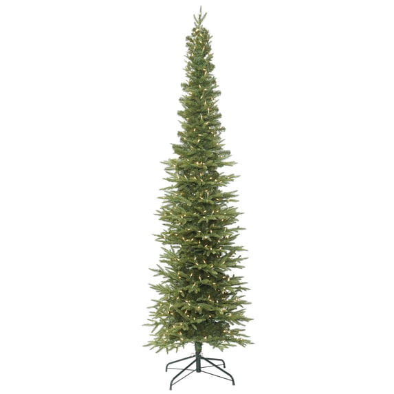 Vickerman 14' Bixley Pencil Fir Artificial Christmas Tree, Clear Dura-lit Lights