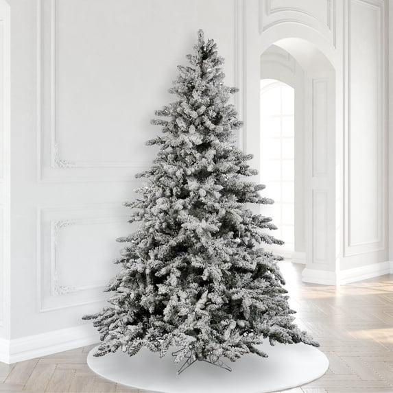 Vickerman 14' Flocked Utica Fir Artificial Christmas Tree Unlit