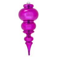 Vickerman 52400-7 – Ornamenti Natalizi A Forma Di Pigna, Colore Verde Muschio Opaco Con Glitter, Confezione Da 4 (17,8 Cm) - 2