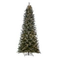 thumbnail image 1 of Vickerman 14' x 73" Frosted Douglas Fir Artificial Pre-Lit Christmas Tree, Warm White LED Mini Lights., 1 of 4