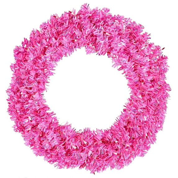Vickerman 14911 - 60" Hot Pink Wide Cut Christmas Wreath (B884760)