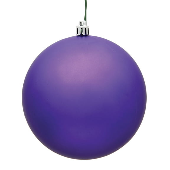 Vickerman 15.75" Purple Matte Ball Ornament