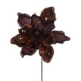 thumbnail image 1 of Vickerman 15" Artificial Mocha Deluxe Magnolia Christmas Stem, 8" Flower, 6 per bag, 1 of 2