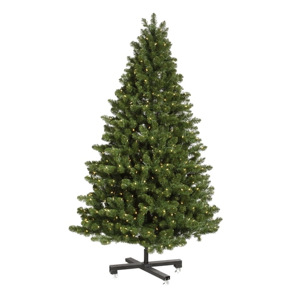 Vickerman 15' Medium Grand Teton Artificial Christmas Tree, Single Mold Warm White LED Lights