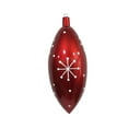 thumbnail image 1 of Vickerman 16" Red Candy Drop White Snowflake Christmas Ornament, 1 of 2