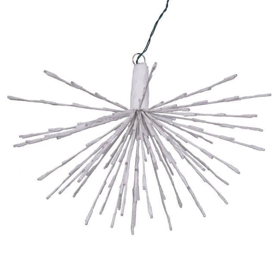 Vickerman 160Lt x 24" White Starburst Warm White 5mm LED Lights.