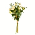 thumbnail image 1 of Vickerman 17" Artificial Green Mini Ranunculus Spray, 1 of 2