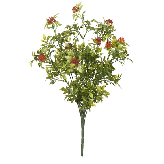 Vickerman 17" Artificial Green Pea Leaf Spray. Includes 2 sprays per pack.