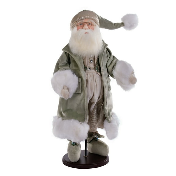 Vickerman 17" Jewel-Tide Greetings Collection Santa Doll with Stand