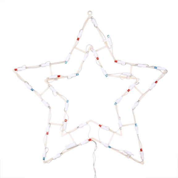 Vickerman 17" Star Christmas Window Silhouette, LED Wide Angle Lights