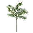 thumbnail image 1 of Vickerman 18.5" Green Woolsey Pine Artificial Christmas Spray. Includes 6 sprays per pack., 1 of 3