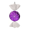 thumbnail image 1 of Vickerman 18.5" Purple-White Swirl Candy Christmas Ornament, 1 of 2