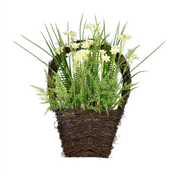 Vickerman 18" Artificial Daffodil in Basket.
