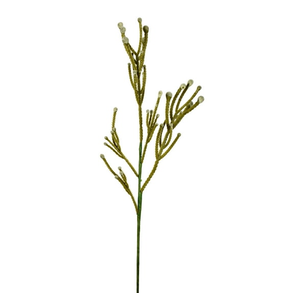 Vickerman 18" Artificial Green Cactus Spray. Includes 6 sprays per pack.