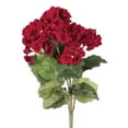 thumbnail image 1 of Vickerman 18" Artificial Red Geranium Bush., 1 of 7