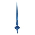 thumbnail image 1 of Vickerman 18" Blue Glitter Cupola Finial Ornament, Pack of 2, 1 of 3