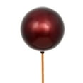 thumbnail image 1 of Vickerman 18" Burgundy Ball Ornament Christmas Pick, 6 per Bag, 1 of 2