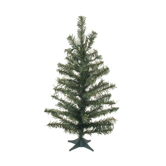 Vickerman 18" Canadian Pine Artificial Christmas Tree, Unlit