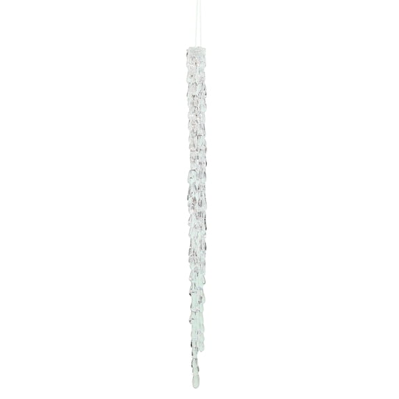 Vickerman 18" Clear Acrylic Icicle Christmas Ornament. 4 per box.