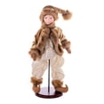 thumbnail image 1 of Vickerman 18" Mocha Velvet Fairy Boy with Stand., 1 of 5