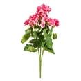 thumbnail image 1 of Vickerman 19 5" Artificial Coral Geranium Bush., 1 of 7
