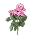 thumbnail image 1 of Vickerman 19.5" Artificial Light Pink Geranium Bush., 1 of 8