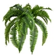 thumbnail image 1 of Vickerman 19" Artificial Green Boston Fern Bush., 1 of 2