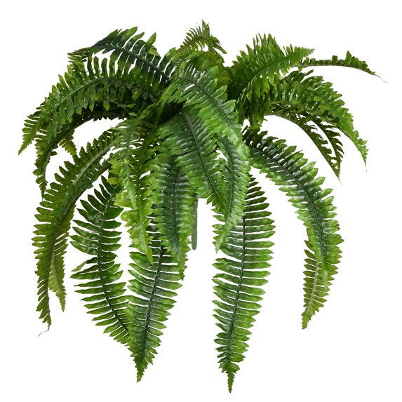 Vickerman 19" Artificial Green Boston Fern Bush.