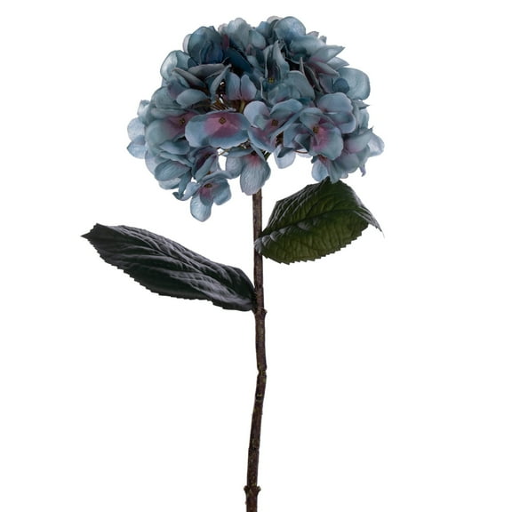 Vickerman 19" Blue Hydrangea Spray 2/Bag. Includes 2 pieces per bag.