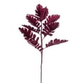thumbnail image 1 of Vickerman 19" Burgundy Artificial Dusty Miller Glitter Spray, 3 per bag., 1 of 1