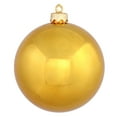 thumbnail image 1 of Vickerman 2.4" Antique Gold Shiny Ball Ornament, 24 per Bag, 1 of 5