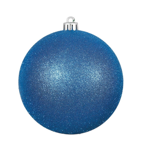 Vickerman 2.4" Blue Glitter Ball Ornament, 24 per Bag