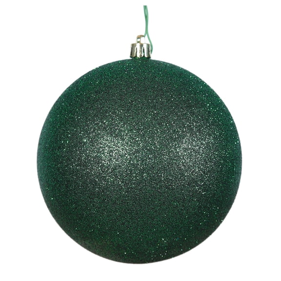 Vickerman 2.4" Emerald Glitter Ball Ornament, 24 per Bag