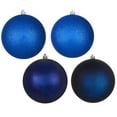 thumbnail image 1 of Vickerman 2.4" Midnight Blue 4-Finish Ball Ornament Assortment, 24 per Box, 1 of 1