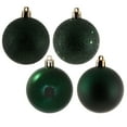 thumbnail image 1 of Vickerman 2.4" Midnight Green 4-Finish Ball Ornament Assortment, 24 per Box, 1 of 2