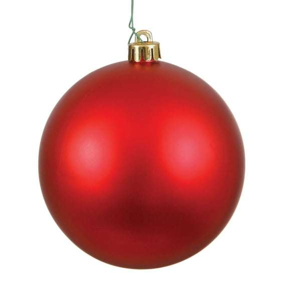 Vickerman 2.4" Red Matte Ball Ornament, 24 per Bag