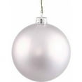 thumbnail image 1 of Vickerman 2.4" Silver Matte Ball Ornament, 60 per Box, 1 of 7