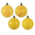 thumbnail image 1 of Vickerman 2.4" Yellow 4-Finish Ball Ornament Assortment, 24 per Box, 1 of 2