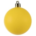 thumbnail image 1 of Vickerman 2.4" Yellow Matte Ball Ornament, 24 per Bag, 1 of 6