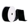 thumbnail image 1 of Vickerman 2.5" x 10 Yards Black Velvet Ribbon, 1 of 3