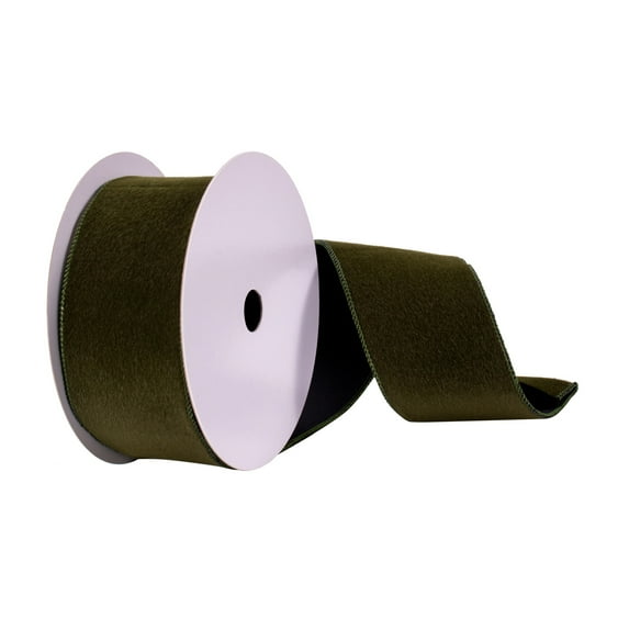 Vickerman 2.5" x 10 Yards Dark Green Ribbon