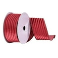 thumbnail image 1 of Vickerman 2.5" x 10 Yards Mauve Stripe Mesh and Velvet Ribbon, 1 of 3