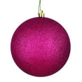 thumbnail image 1 of Vickerman 2.75" Berry Red Glitter Ball Ornament, 12 per Bag, 1 of 5