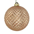 thumbnail image 1 of Vickerman 2.75" Café Latte Durian Glitter Ball Ornament, 12 per Bag, 1 of 3