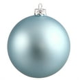 thumbnail image 1 of Vickerman 2.75" Christmas Ornament Ball, Baby Blue Matte Finish, Shatterproof Plastic, UV Resistant, Holiday Christmas Tree Decoration, 12 Pack, 1 of 2