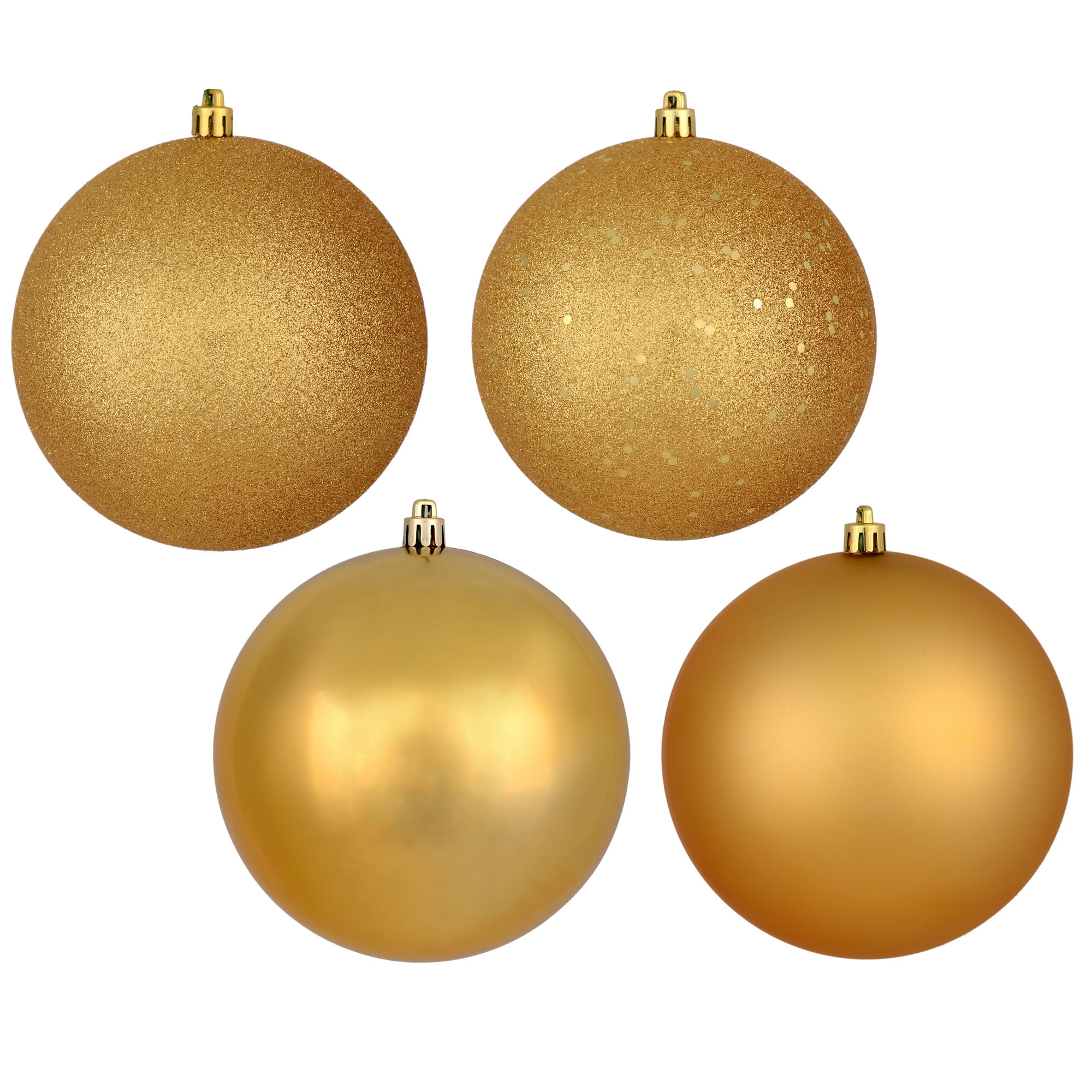 Vickerman 2.75" Copper/Gold 4-Finish Ornament Asst, 20/Box
