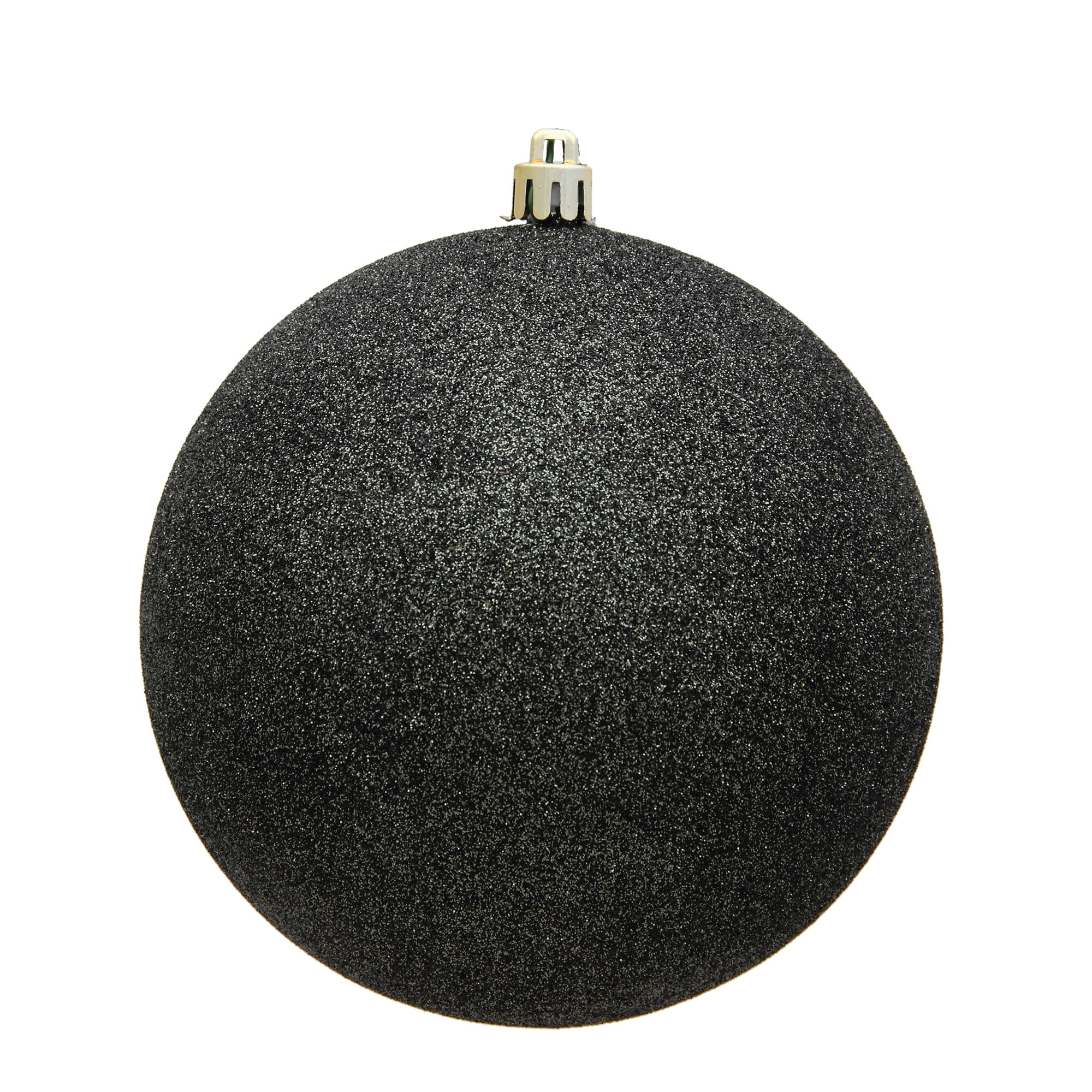 Vickerman 2.75" Gunmetal Glitter Ball Ornament, 12 per Bag
