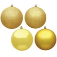 thumbnail image 1 of Vickerman 2.75" Honey Gold 4-Finish Ball Ornament Assortment, 20 per Box, 1 of 2